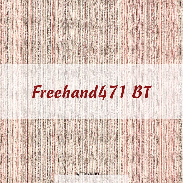 Freehand471 BT example